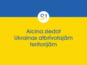 Aicina ziedot Ukrainas atbrīvotajām teritorijām 