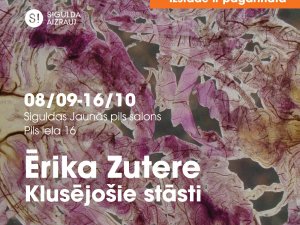 Pagarināts Ērikas Zuteres izstādes apskates laiks Siguldas Jaunajā pilī 