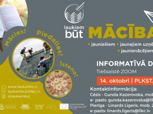 Iespēja piedalīties pasākuma “Laukiem būt!” informatīvajā dienā