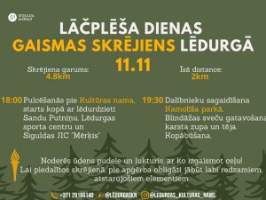 Notiks “Gaismas skrējiens Lēdurgā”