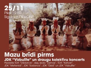 Deju kolektīvs “Vizbulīte” aicina uz koncertu “Mazu brīdi pirms”