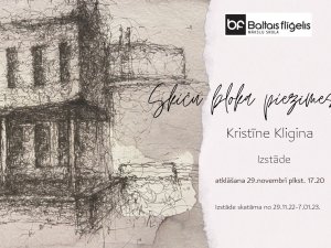 29. novembrī “Baltajā flīģelī” tiks atklāta Kristīnes Kliginas personālizstāde