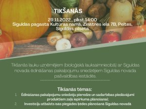 Notiks tikšanās ar lauku uzņēmējiem par zaļo iepirkumu īstenošanu Siguldas novadā