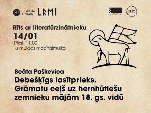“Rīts ar literatūrzinātnieku” jaunās sezonas sākums jau 14. janvārī