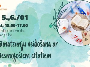 Siguldas novada bibliotēka skolēnu brīvlaikā aicina uz radošajām nodarbībām