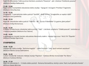 Norisināsies jauniešu teātra festivāls “Laimes lācis 2023”