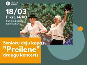 Aicina uz deju koncertu “Mēs tikāmies dejā…” Siguldas pagasta Kultūras namā