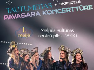 Mālpils Kultūras centrs aicina uz grupas “Tautumeitas” koncertu