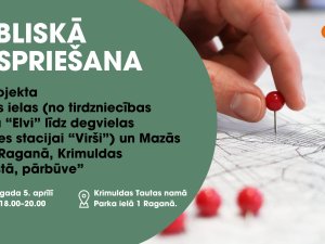 Organizē publisko apspriešanu par Tirgus un Mazās ielas pārbūvi Raganā