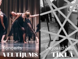 Iespēja apmeklēt deju grupas “A-Zarts” koncertu “Veltījums” un izrādi “Tīklā”