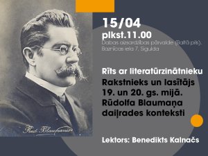 “Rīts ar literatūrzinātnieku” aicina iepazīt rakstnieku un lasītāju 19./20. gadsimta mijā