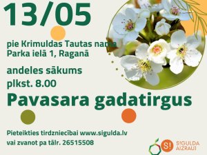 Aicina amatniekus un mājražotājus pieteikt dalību Pavasara gadatirgū 