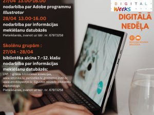 Aicina piedalīties Digitālās nedēļas aktivitātēs