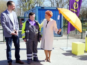 Atvērts CleanR atkritumu pieņemšanas laukums Inčukalnā