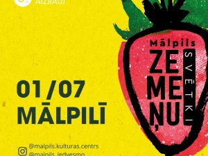 Jūlijā ikviens aicināts svinēt Mālpils zemeņu svētkus
