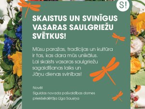 Skaistus un svinīgus vasaras saulgriežu svētkus!