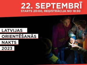 Septembrī notiks Latvijas Orientēšanās nakts; tās norise plānota arī Siguldā