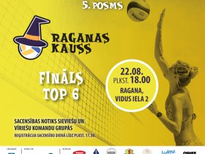 Aicina sekot līdzi pludmales volejbola sacensībām Raganā