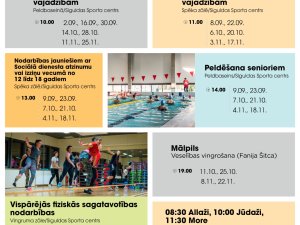 Novadniekiem būs iespēja piedalīties jaunās bezmaksas sporta nodarbībās