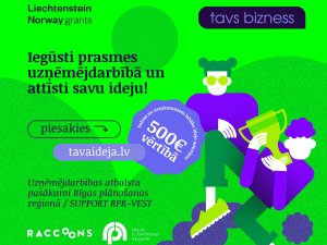 Jauniešiem iespēja pieteikties programmā “Tava ideja, Tavs bizness”