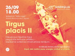 26. septembrī aicinām apmeklēt domnīcu cikla “S!nerģija” tikšanos