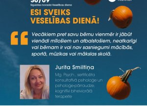 Veselības dienā būs iespēja apmeklēt Juritas Smiltiņas lekciju 