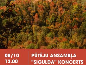 Turaidas muzejrezervātā notiks pūtēju ansambļa “Sigulda” koncerts