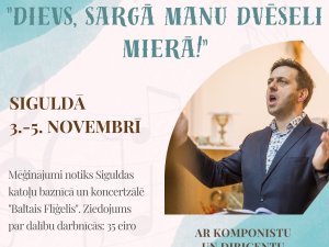 Siguldā notiks Liturģiskās mūzikas darbnīcas kopā ar diriģentu Piotru Palku