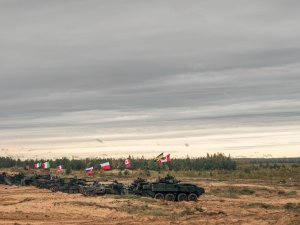 Ādažu poligonā notiek militārās mācības “Iron Spear 2023”