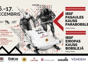 Sigulda uzņems Eiropas kausu bobslejā un Pasaules kausu parabobslejā