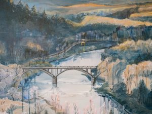 “Siguldas devonā” apskatāma gleznu izstāde “Neiedomājamais Visums” 