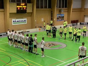 Florbola komanda “SK Coyote/Tobio” uzvar pirmajā mājas spēlē