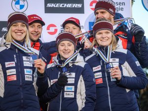 Novada kamaniņu braucēji uzrāda augstus rezultātus FIL Pasaules čempionātā