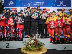 Novadniekiem labi rezultāti Eberspächer Pasaules kausa posmā kamaniņās