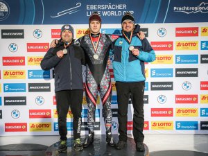 Novadnieki Gints Bērziņš un Sigita Bērziņa uzvar Nāciju kausā kamaniņu sportā