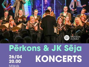Mālpilī izskanēs jauktā kora “Sēja” un grupas “Pērkons” koncerts