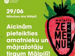 Aicina pieteikties Mālpils zemeņu svētku mājražotāju un amatnieku tirgum