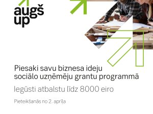 Norit pieteikšanās sociālās uzņēmējdarbības programmai “Augšup”