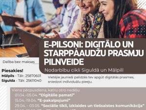 Novadniekus aicina pilnveidot digitālās prasmes mūžizglītības projektā