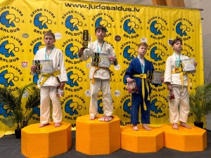 Džudo kluba “Sigulda” sportistiem lieliski panākumi sacensībās
