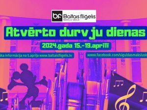 Mākslu skola “Baltais flīģelis” uzņem audzēkņus; notiks Atvērto durvju dienas