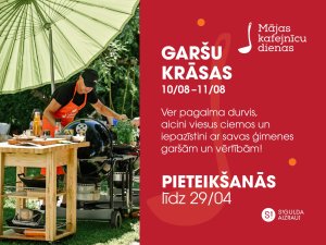 Augustā norisināsies “Mājas kafejnīcu dienas”; sākusies pieteikšanās