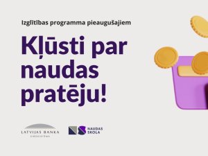 Novadniekiem iespēja bez maksas apgūt finanšu pratību