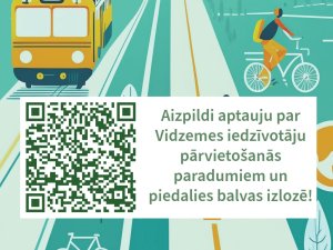 Aicina aizpildīt aptauju par iedzīvotāju pārvietošanās (mobilitātes) paradumiem