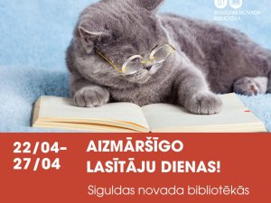 Aizmāršīgo lasītāju dienas Siguldas novada bibliotēkās