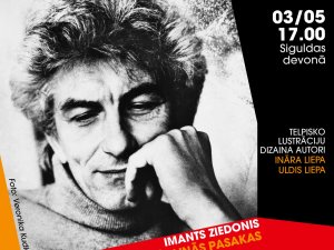 Siguldā atklās Imanta Ziedoņa ceļojošo izstādi “Krāsainās pasakas”