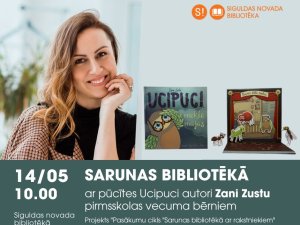Pirmsskolas bērnus aicina uz tikšanos ar pūcītes Ucipuci autori Zani Zustu