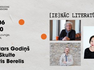 Ciklā “[Ie]nāc literatūrā” Guntars Godiņš sarunāsies ar Ilvu Skulti un Gunti Bereli