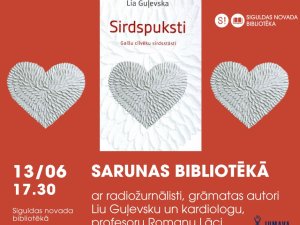 Aicina uz sarunu bibliotēkā ar grāmatas “Sirdspuksti” autori Liu Guļevsku