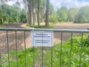 Turpinās Tautas parka labiekārtošanas darbi